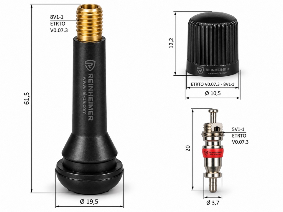 Gummiventil TR418 unmontiert
