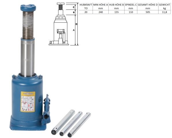 Unterstellheber 20T/AX20-240