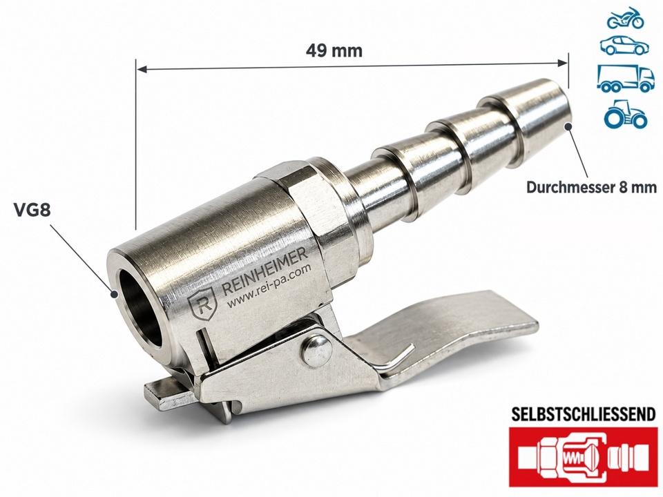Momentstecker closed VG8 8mm