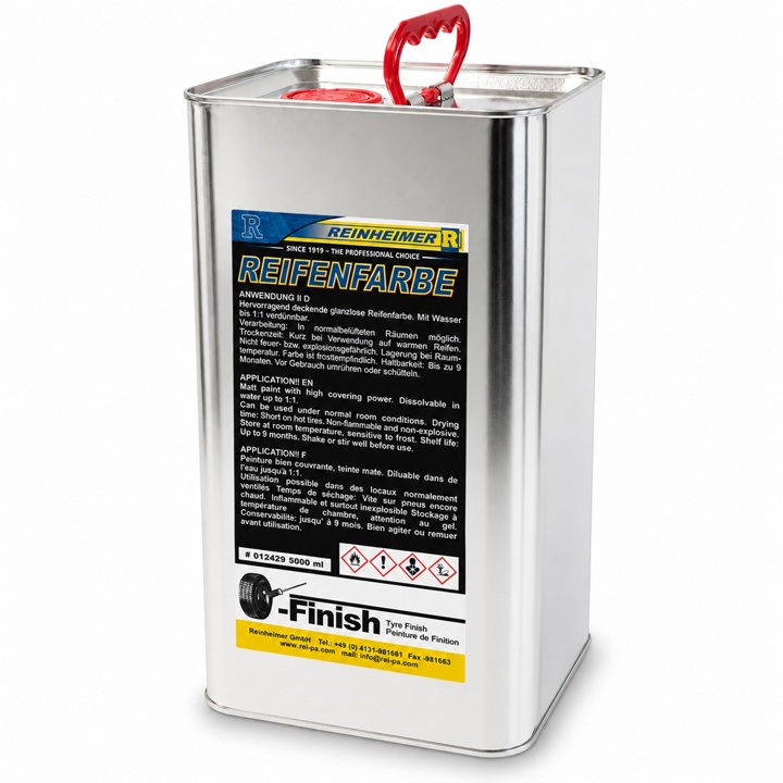 Reifen-Finish, schwarz 5000ml