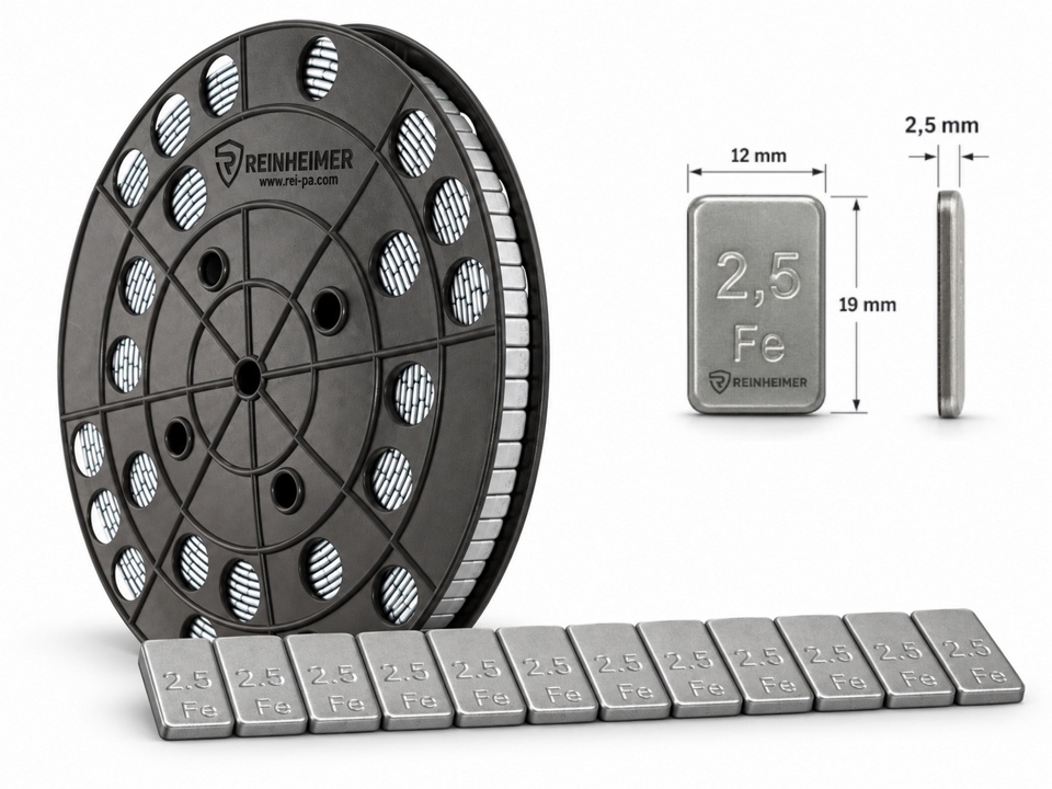 Rolle Klebegew.grau/flach FE-4,5Kg