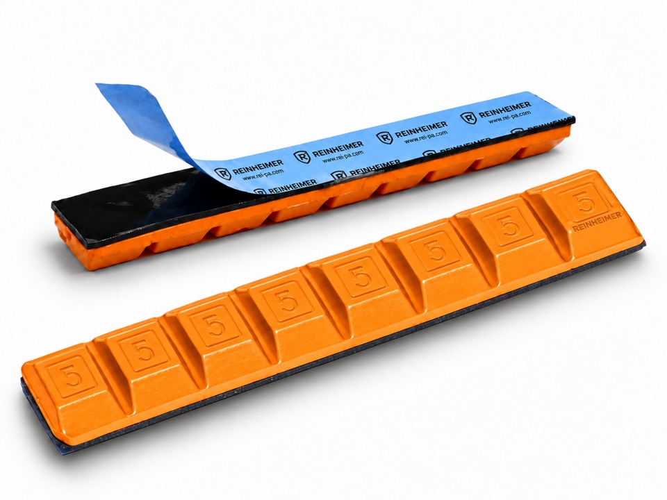 Motorrad-Klebegewicht orange 40g