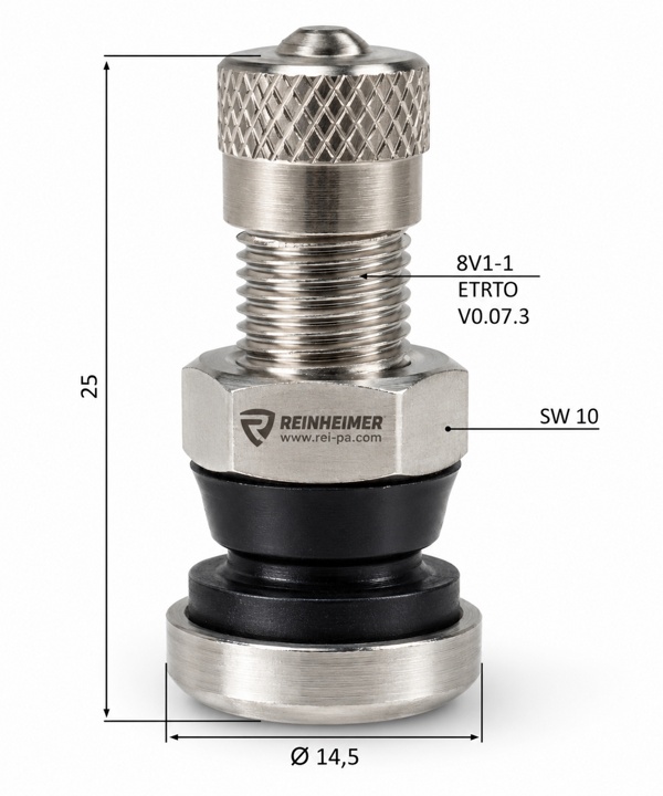 Metallventil TR416 L26