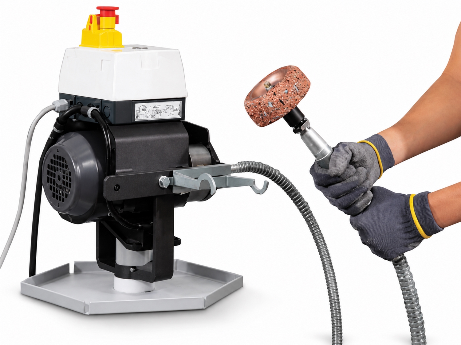 Maschine mit biegsamer Welle