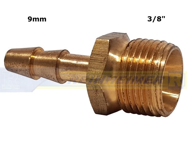 Schlauchtülle 9mm, G3/8A=16,7mm