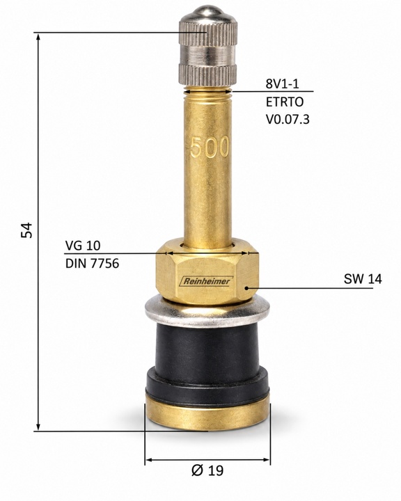 Metallventil V3.21.3/TR500/54MS