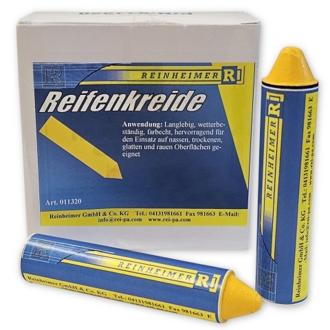 Reifenkreide gelb/VE12