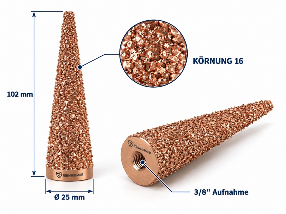 Rauhkegel-Hartmet/25*102/K16