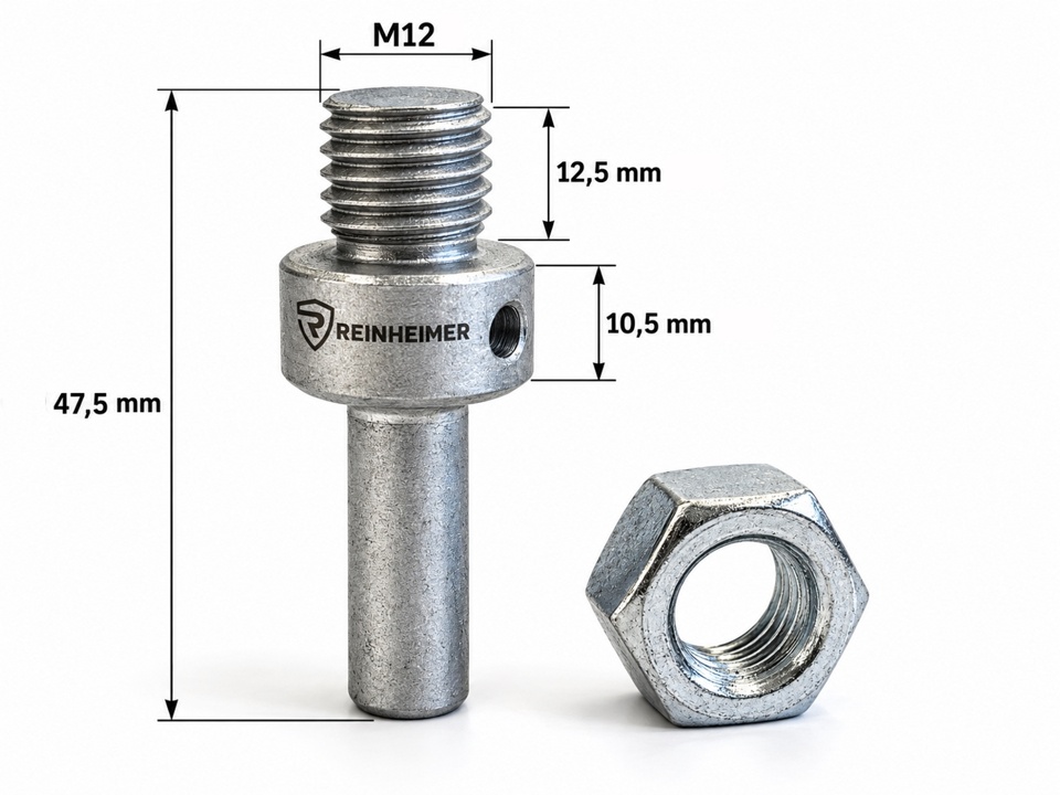 Aufspanndorn 8* M12