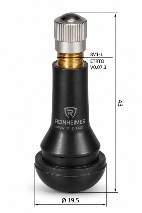 Gummiventil TR413/Met-Kappe
