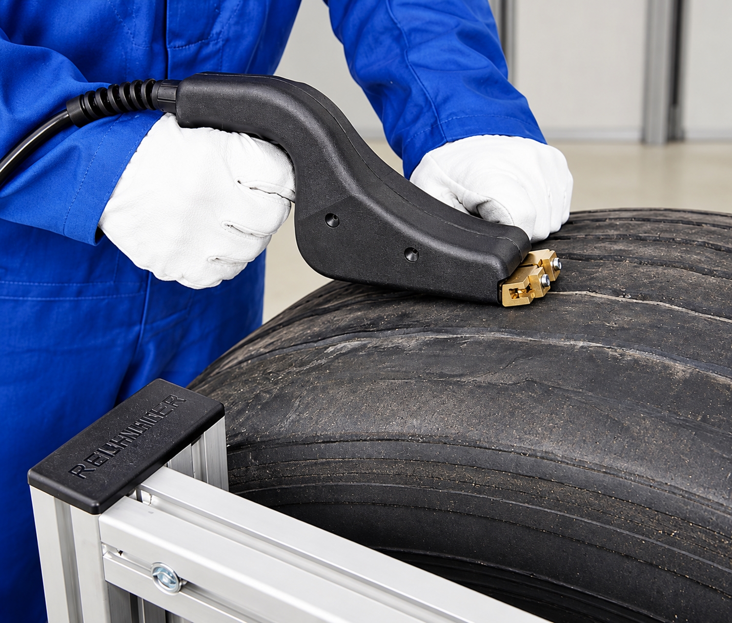 Profilschneideständer mit Motor