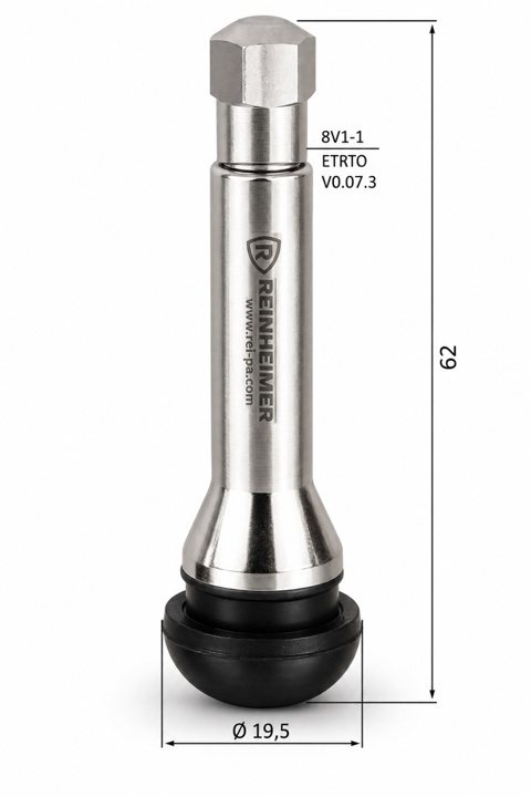 Gummiventil TR418/Chromhülse