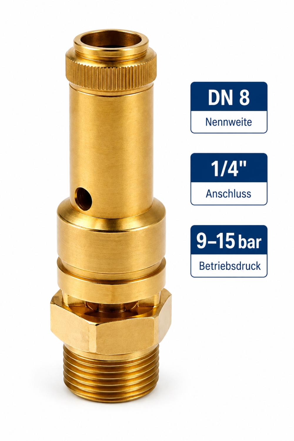 Sicherheitsventil DN8-1/4" (9-15 bar)