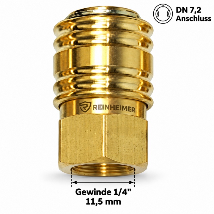 Einhandkupplung 1/4 I