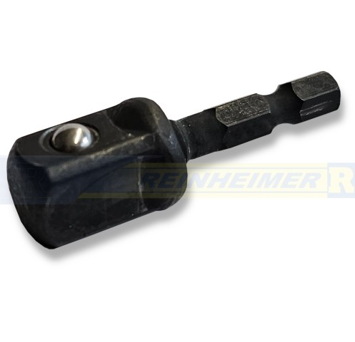 Adapter Bohrmaschine 1/4"6KT auf 1/2"4KT