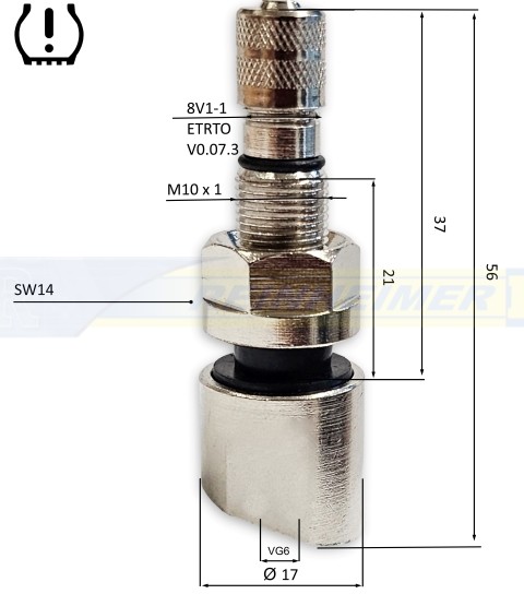 VALCOA/9,7/V35MS-TPMS/VE10